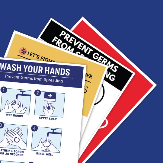 Removable COVID-19 Signs