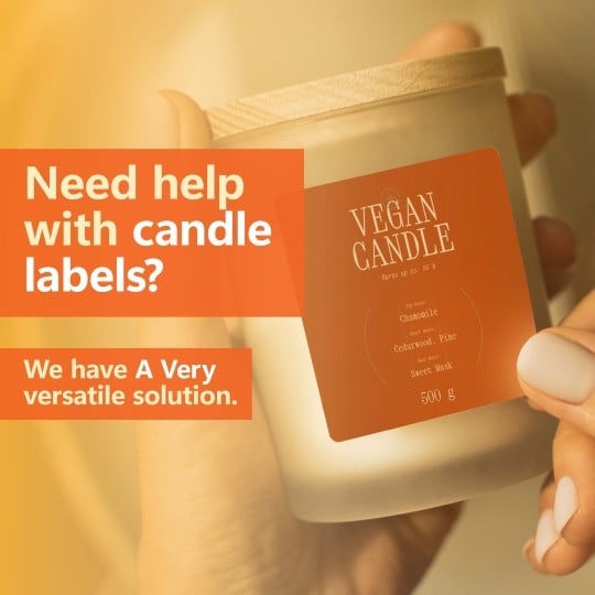 Custom Candle Labels and Stickers
