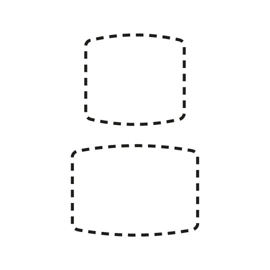 Barrel Shaped Label Outline