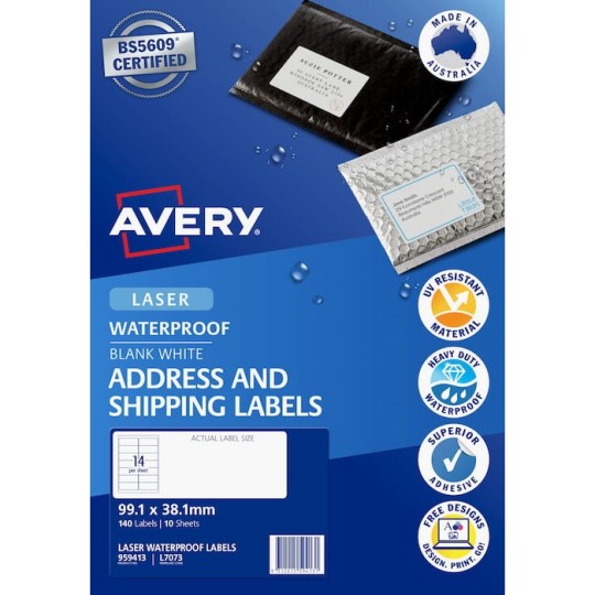 Avery Waterproof label