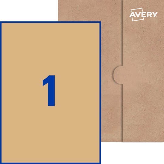 Single Kraft Brown Paper with Kraft Envelope