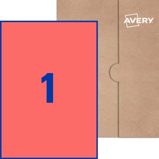 Coral Paper Label Material 1 up