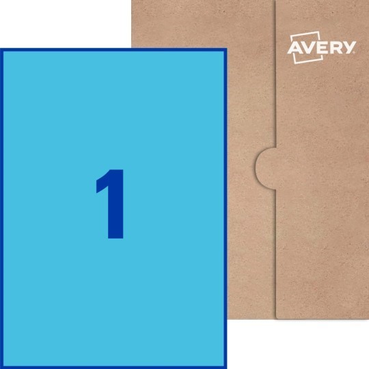 Sky Blue Paper with Kraft Envelope.