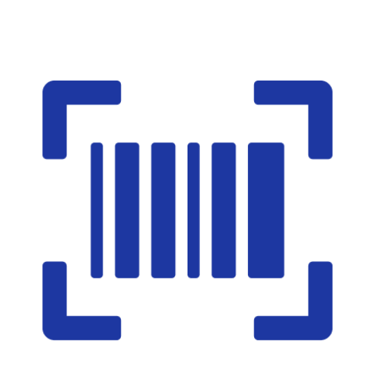 DPO Icon Blue Barcode
