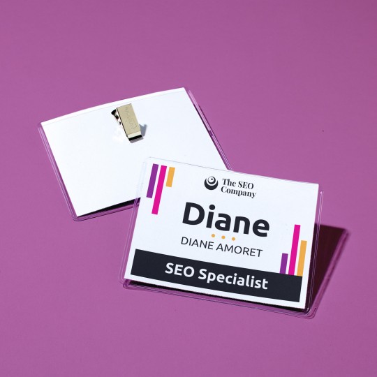Name Badge Kit Purple