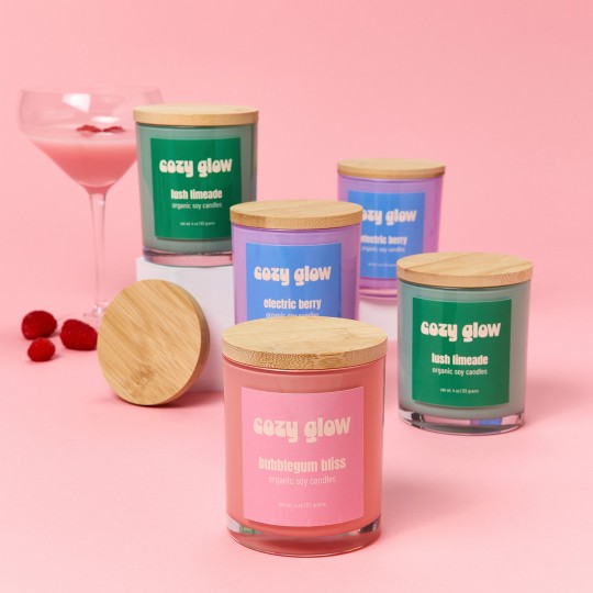 Labels on candles