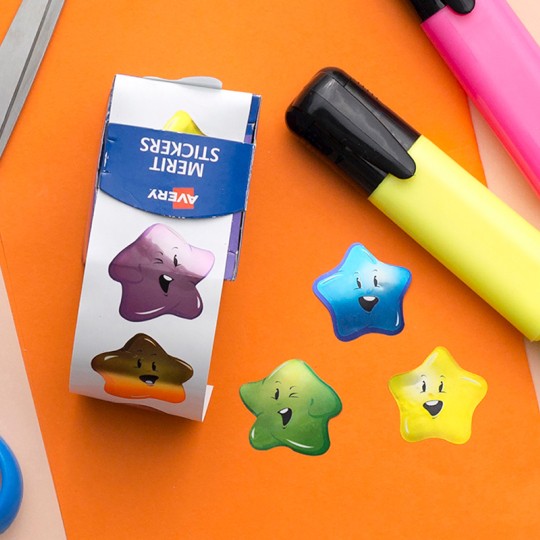 Star Shape Merit Stickers