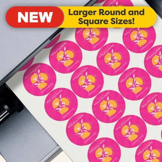 New Larger Round and Square Sizes
