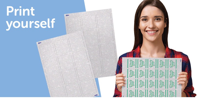 Blank Labels Glitter