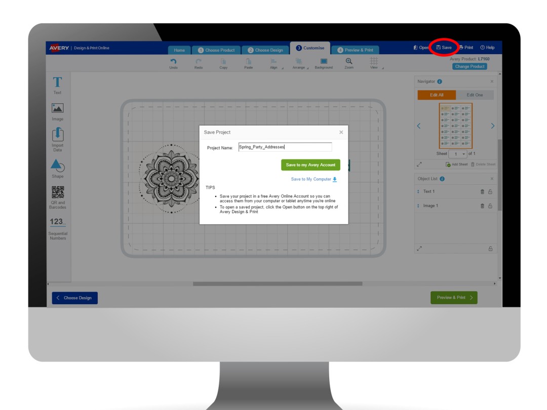 Introduction on how to print Avery products using | Avery