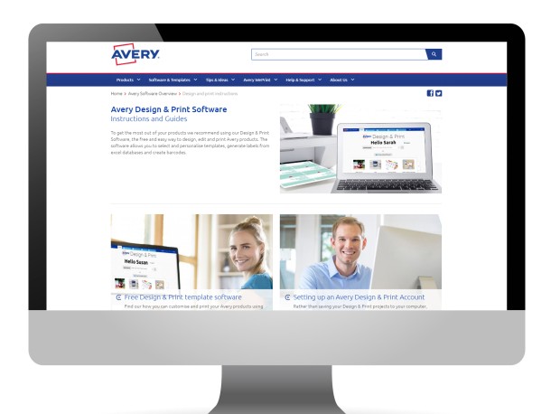 Avery Design & Print help guides