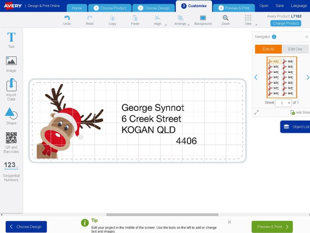 Create Christmas Magic With Avery® Design & Print | Avery ...