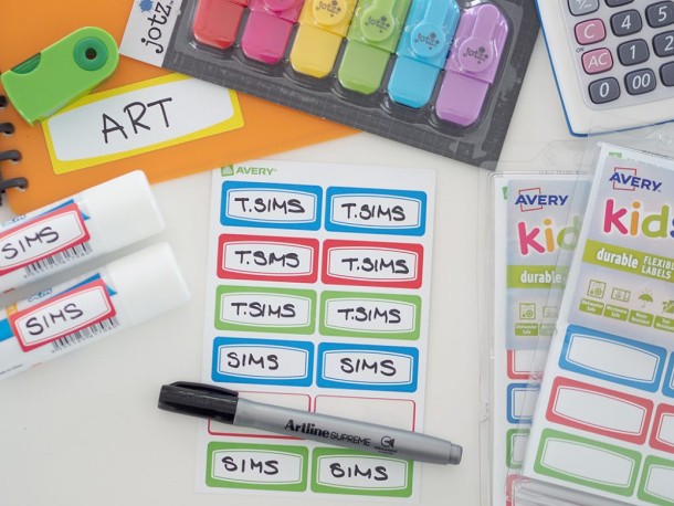 Back to School Labels | Book, Stationery & Cloth Labels ...