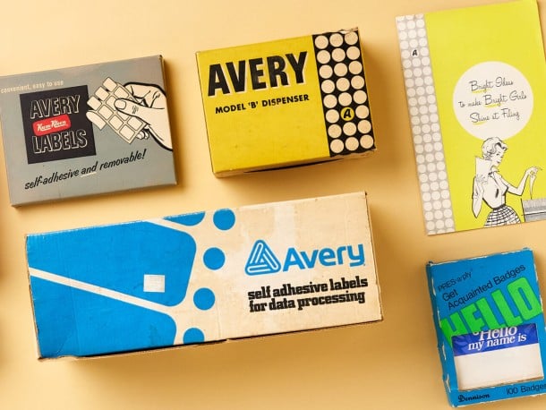 Avery Vintage Stickers & Adhesive Labels