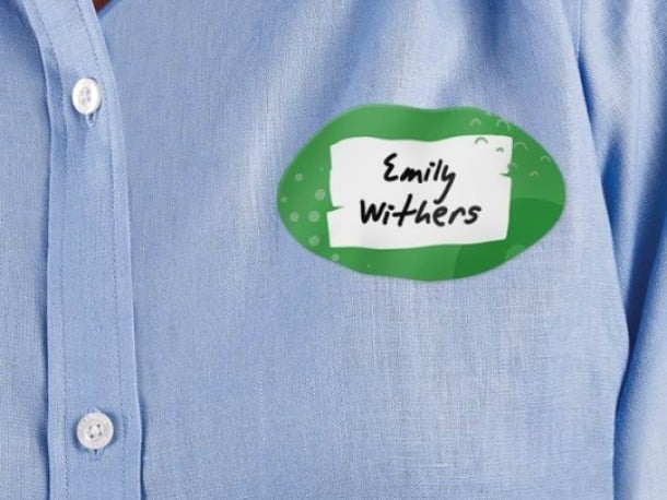 Custom Printed Fabric Name Badges