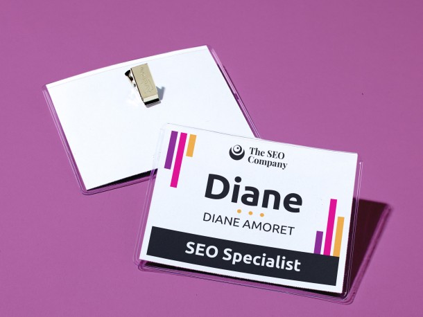 Name Badge Kit Purple