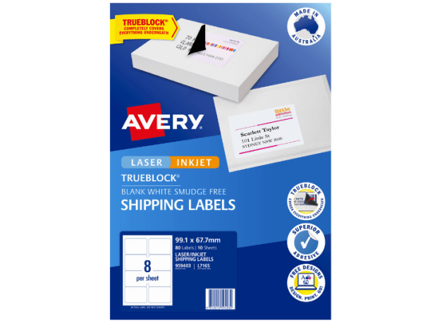 Avery Package Images