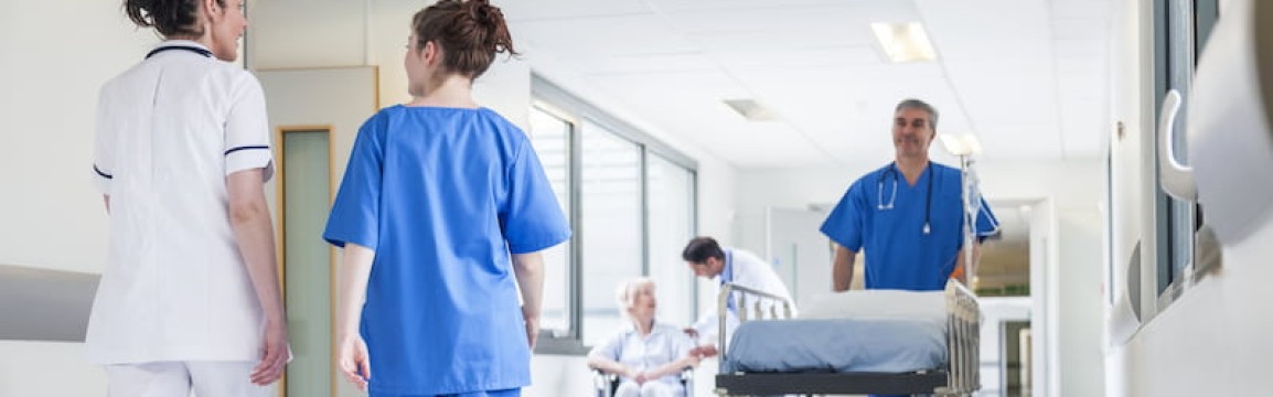 Hospital Setting Corridor