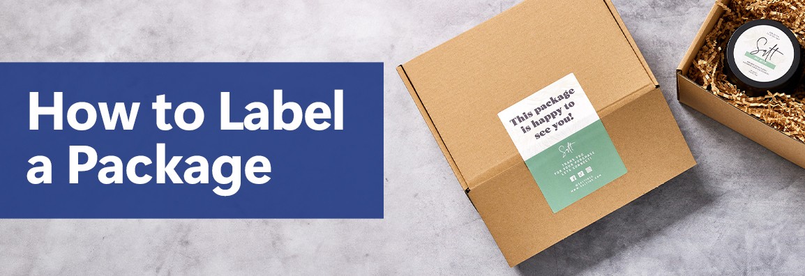 How to label a package - header