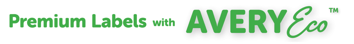 Premium labels with AveryEco