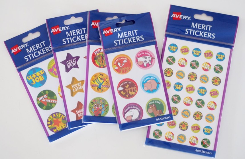 Avery Merit Stickers