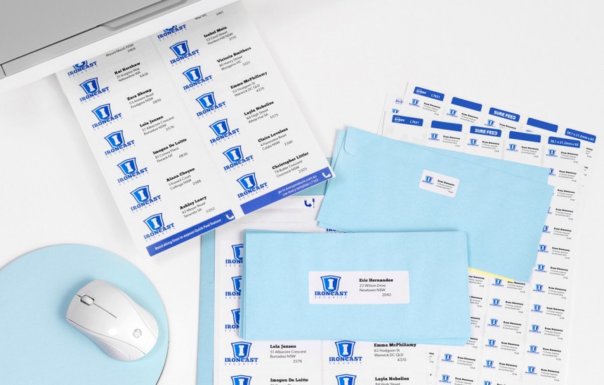 Avery Sure Feed Address Labels