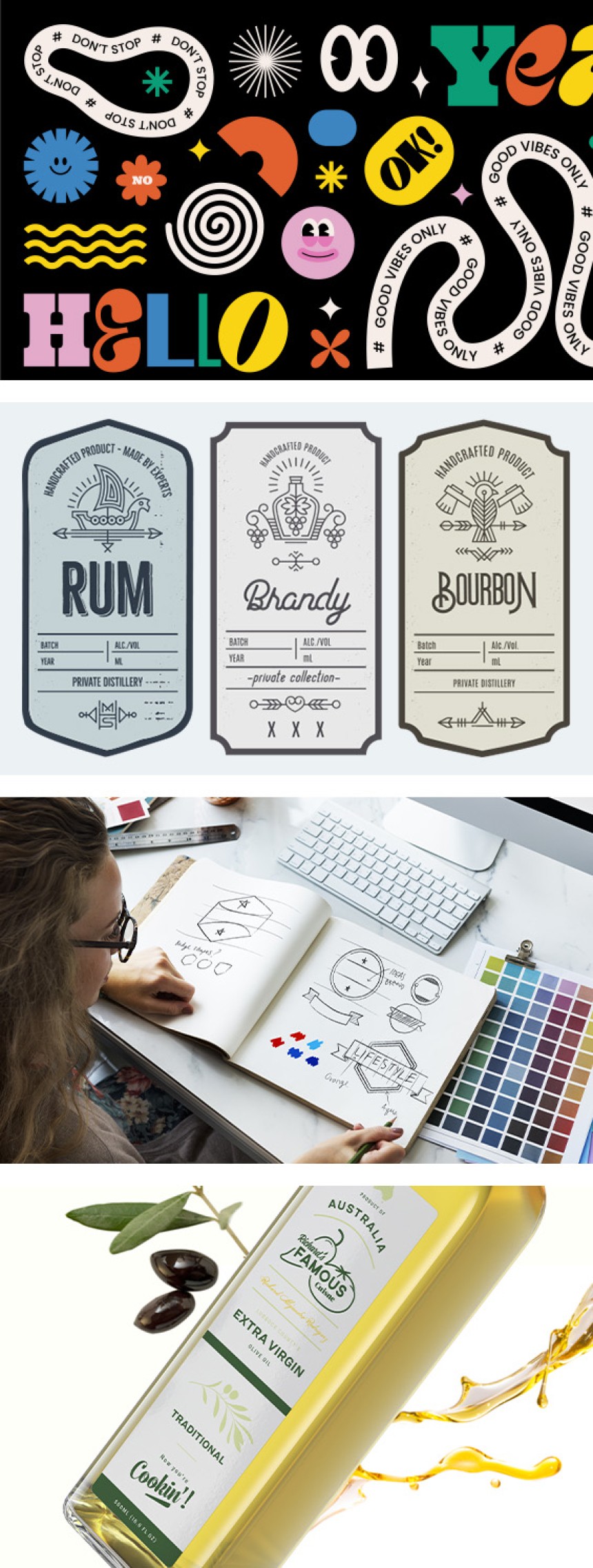 Modern label design is not just an aesthetic choice but a strategic one.