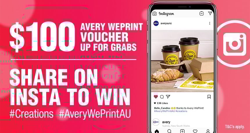 $100 Avery Voucher WePrint
