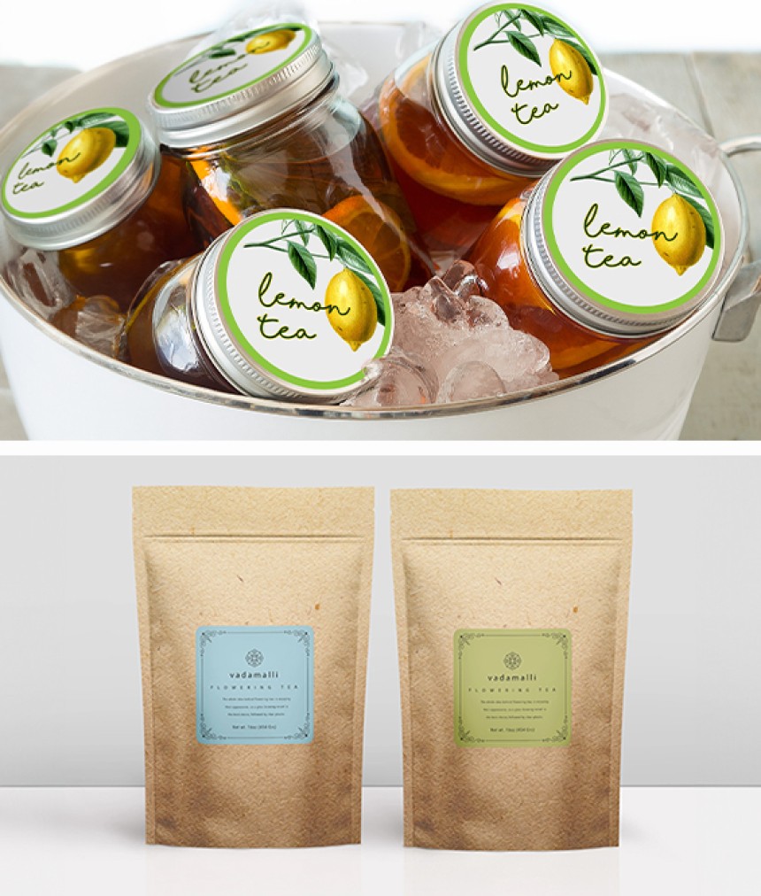 Tea Label Design 2