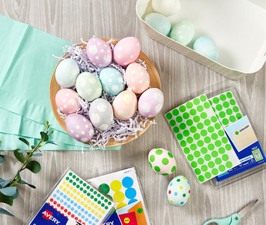Polka Dots Egg Decorating