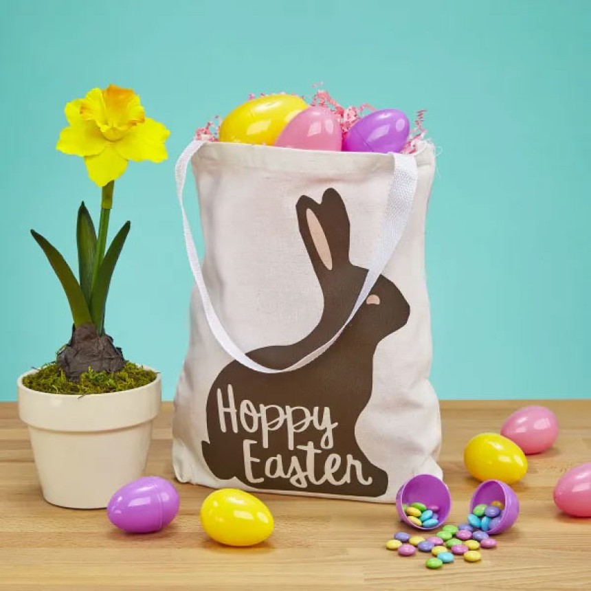 Easter Tote Bags Fabric Transfers