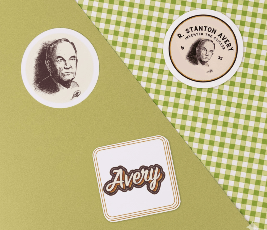 Stan Stickers Green Background