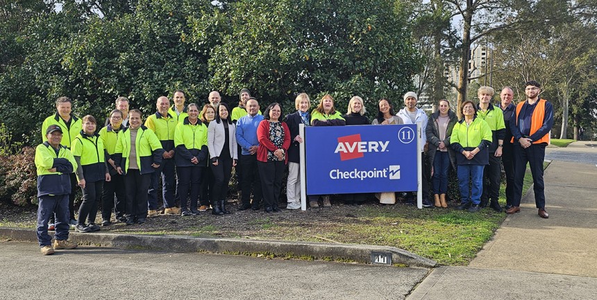 Avery Staff outside the Castle Hill Factory