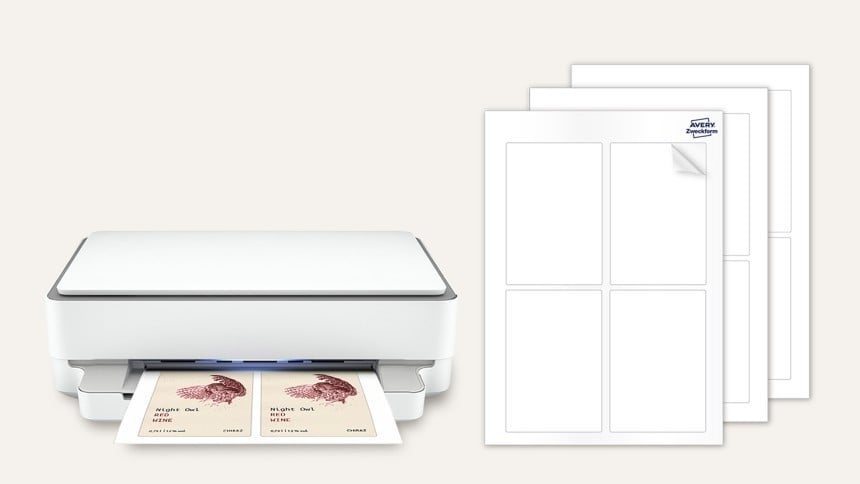 Label Sheets with printer