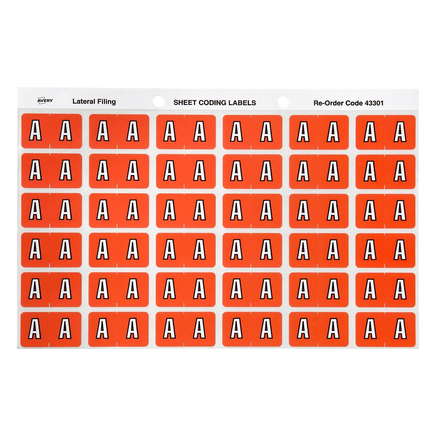 A Side Tab Colour Coding Labels | 43301 | Avery Australia
