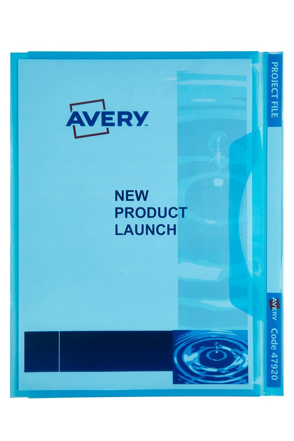 Blue Transparent Plastic Project File | 47920 | Avery Australia