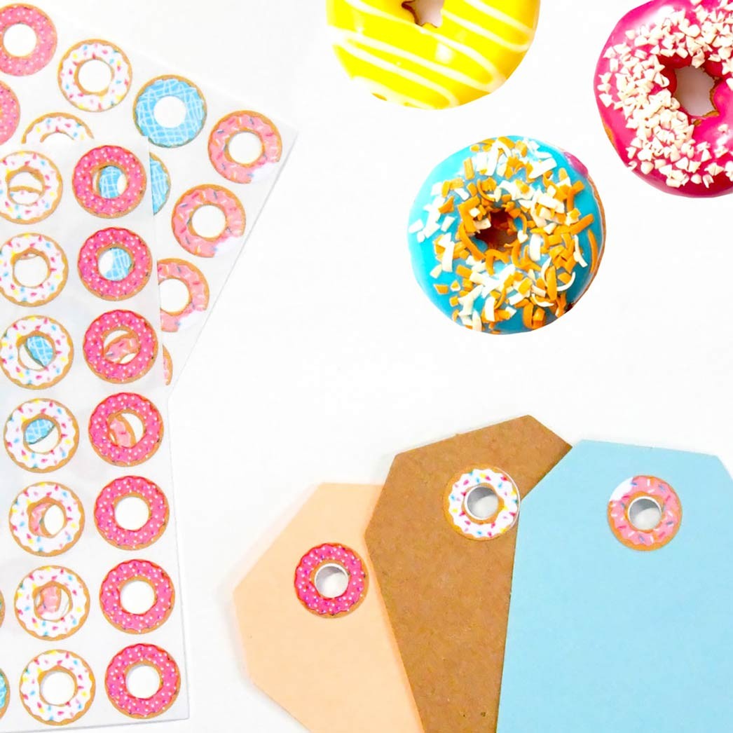 Reinforcement Ring Donut Design Labels | 5748 | Avery Australia