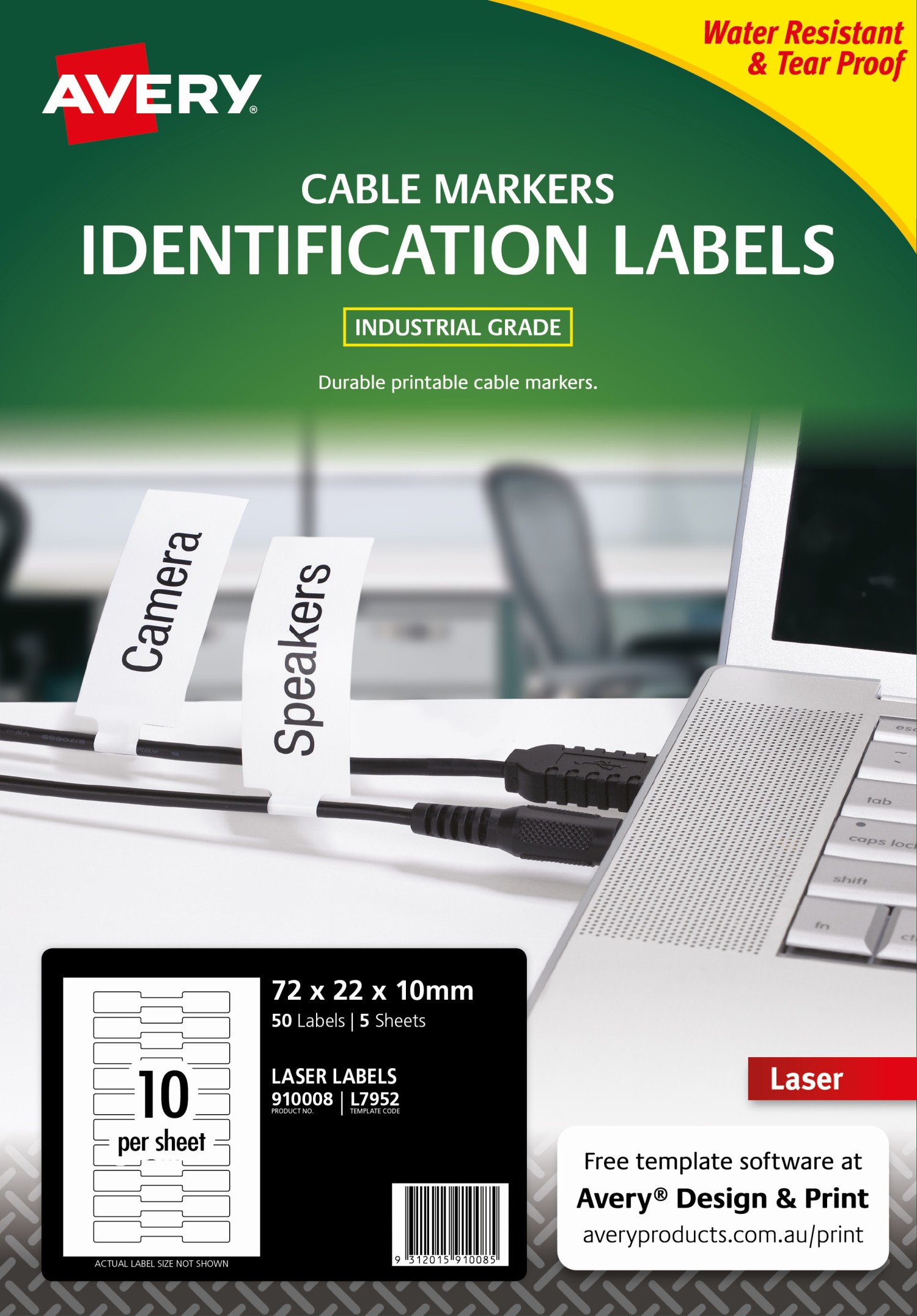 laser printable cable labels lsl 77 laser printable cable labels lsl