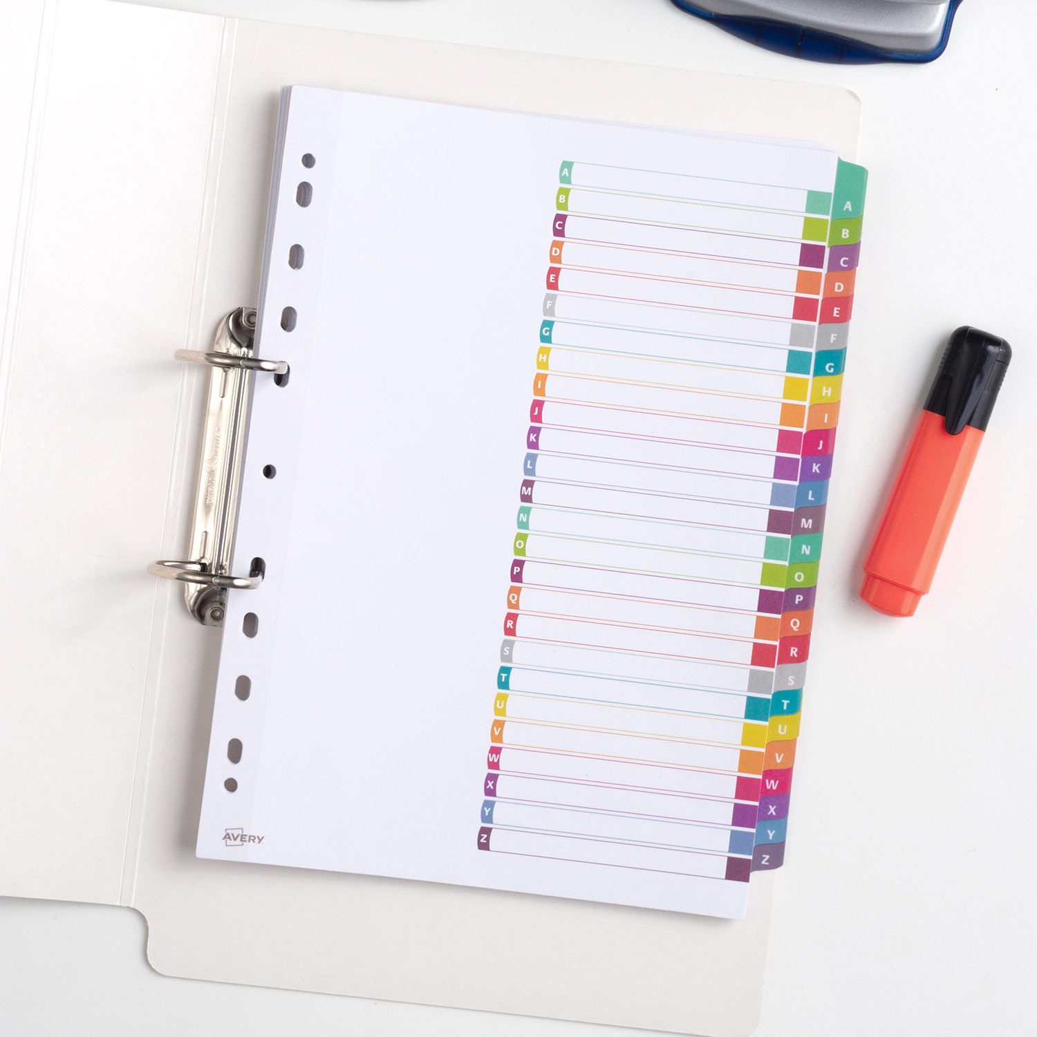 customisable table of contents dividers a z tabs 922007