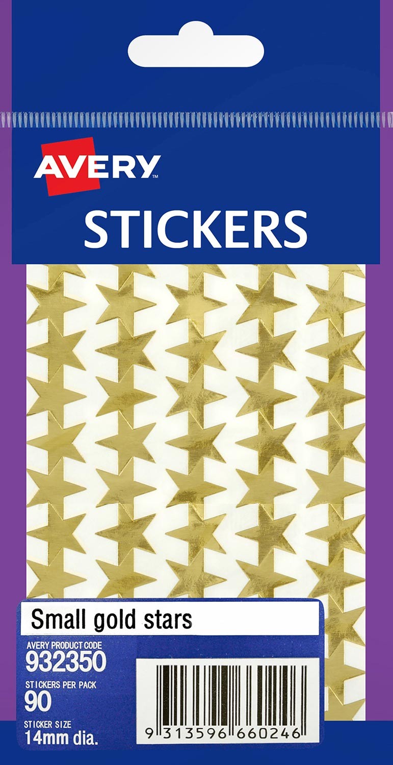Gold Star Stickers | 932350 | Avery Australia