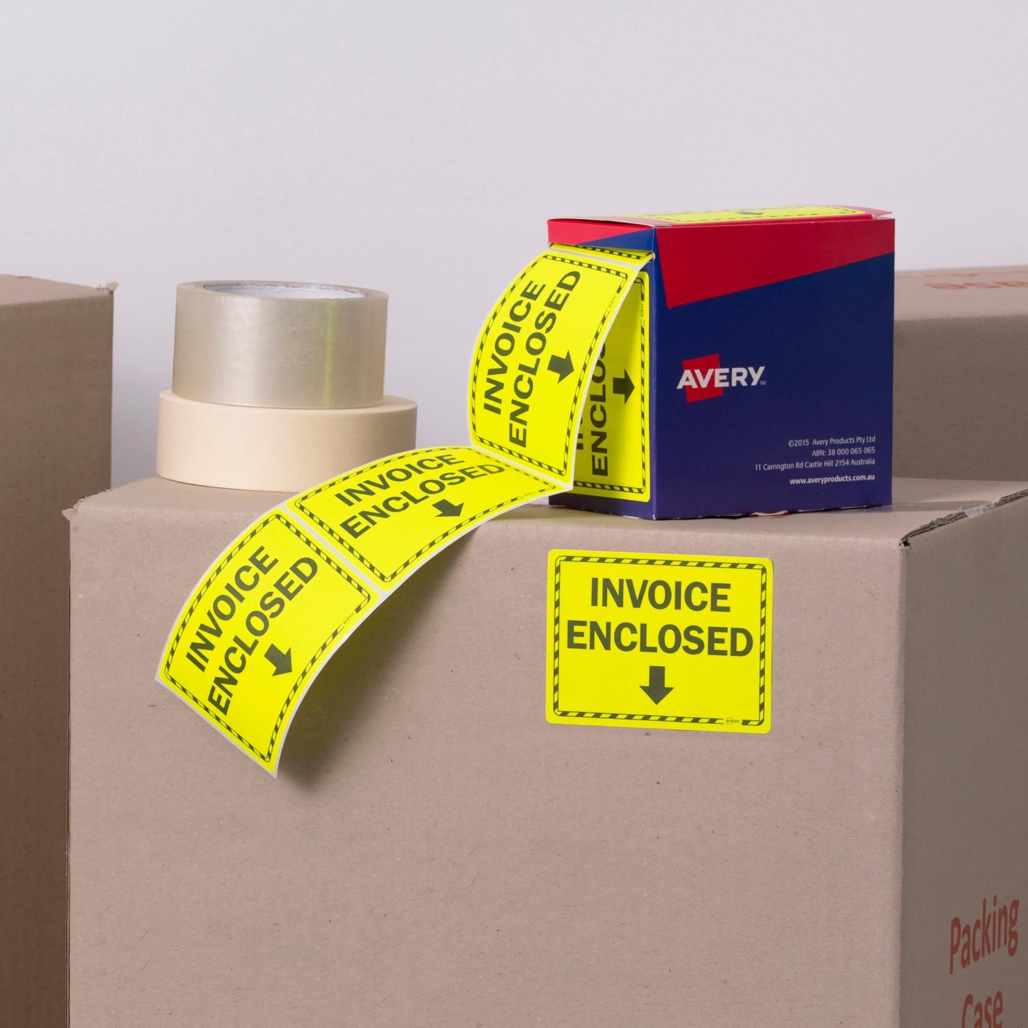 Invoice Enclosed Labels | 932619 | Avery Australia