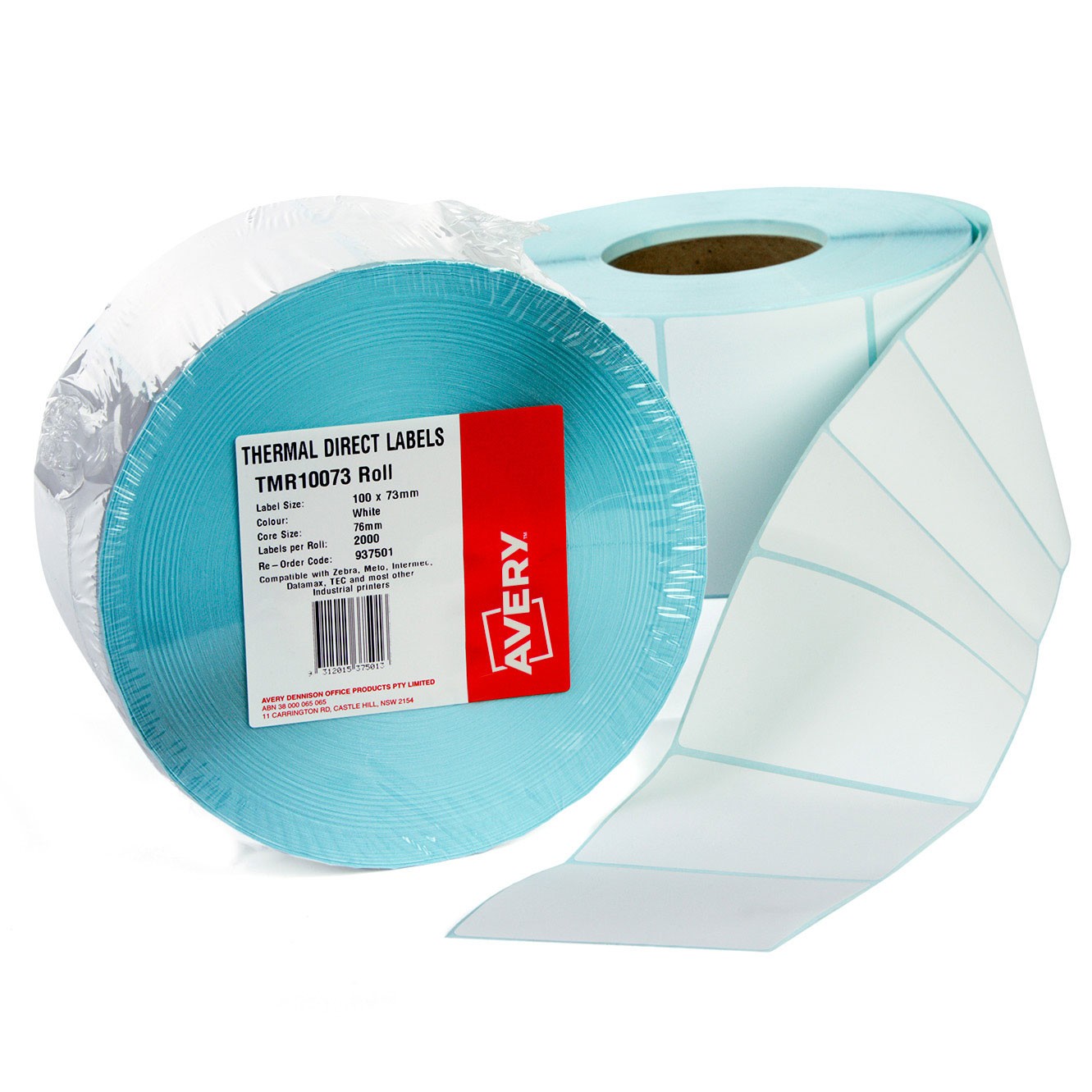 Thermal Roll Labels | 937501 | Avery Australia