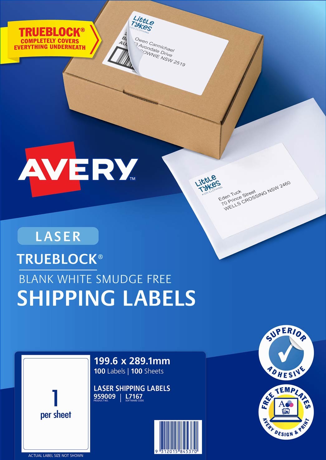 Shipping Labels With Trueblock