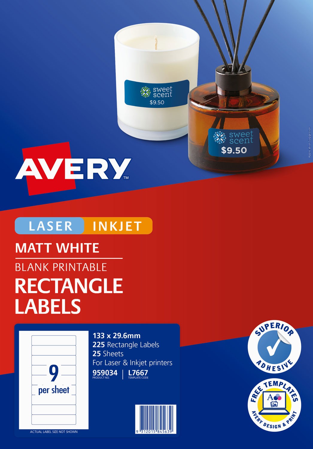 Permanent Multi-purpose Labels | 959034 | Avery Australia