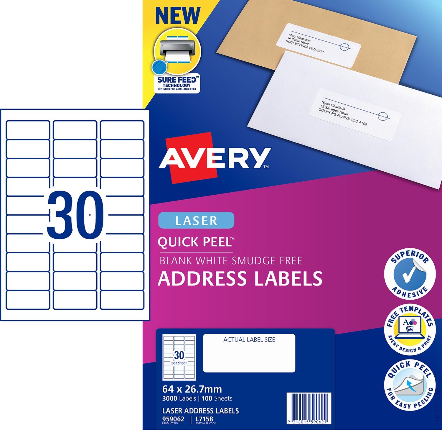 30 address labels template