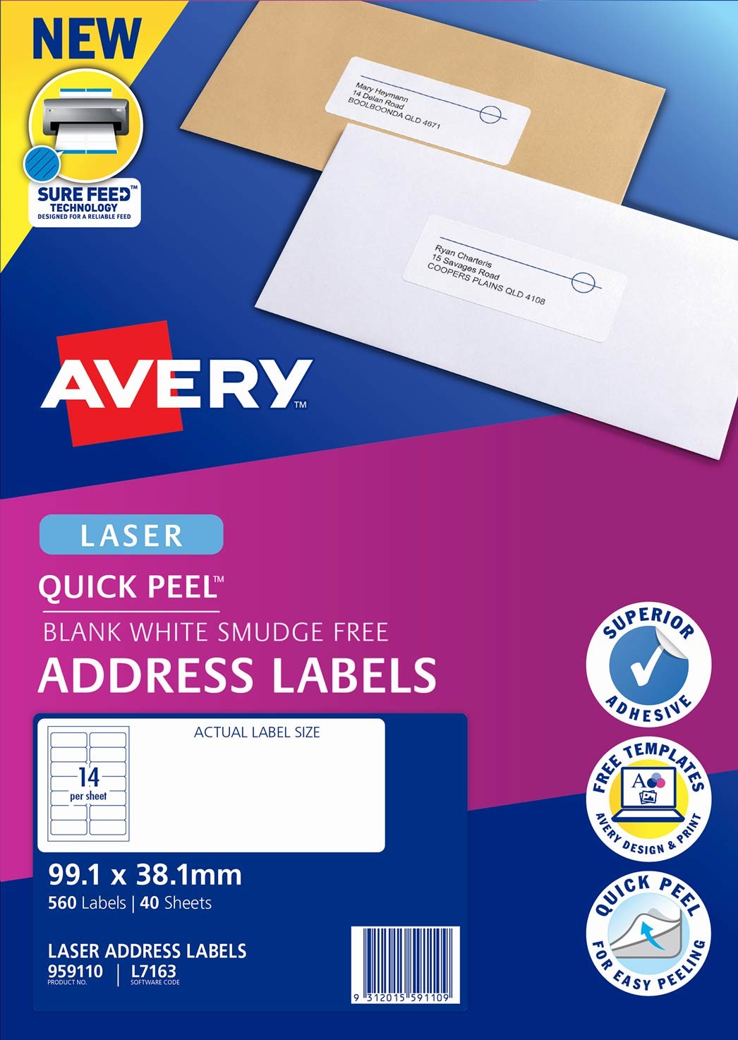 Address Labels With Quick Peel™
