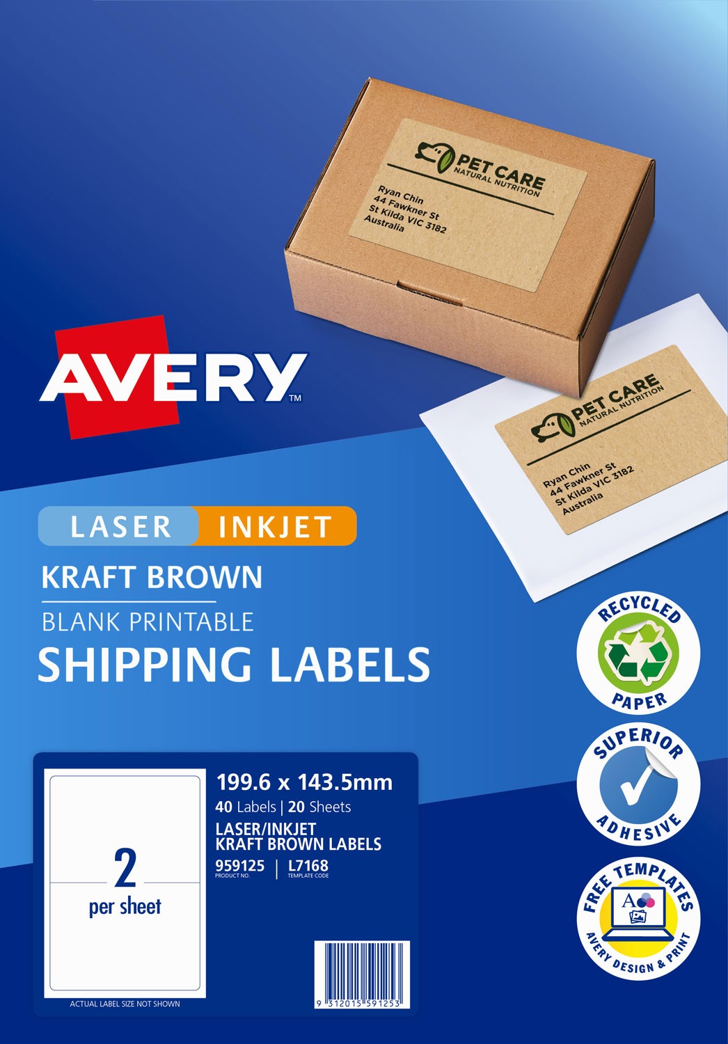 Shipping Labels | 959125 | Avery Australia