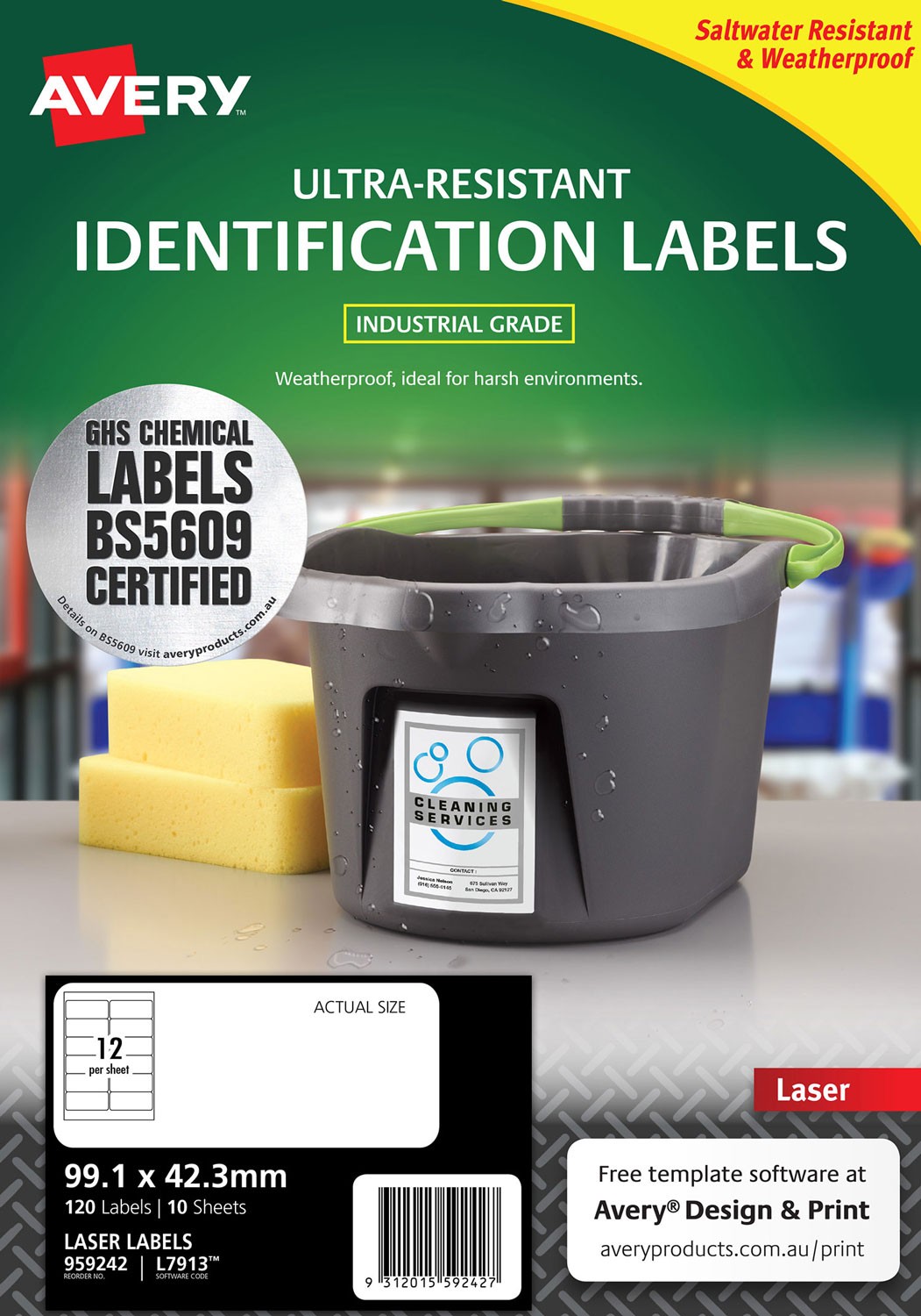 Ultra-Resistant Chemical Grade Labels | 959242 | Avery Australia