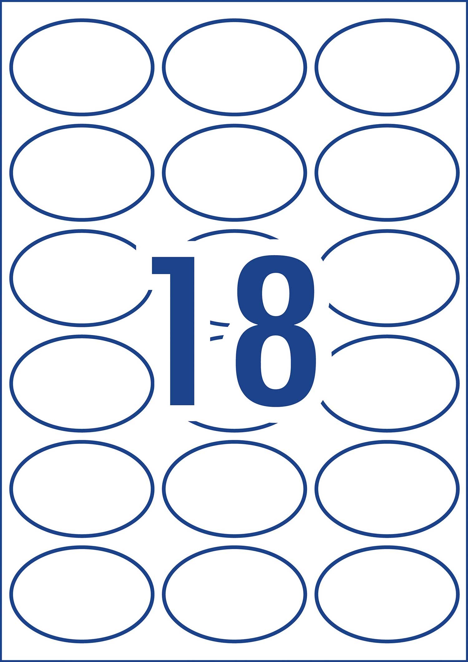 Glossy Oval Labels | 980000 | Avery Australia