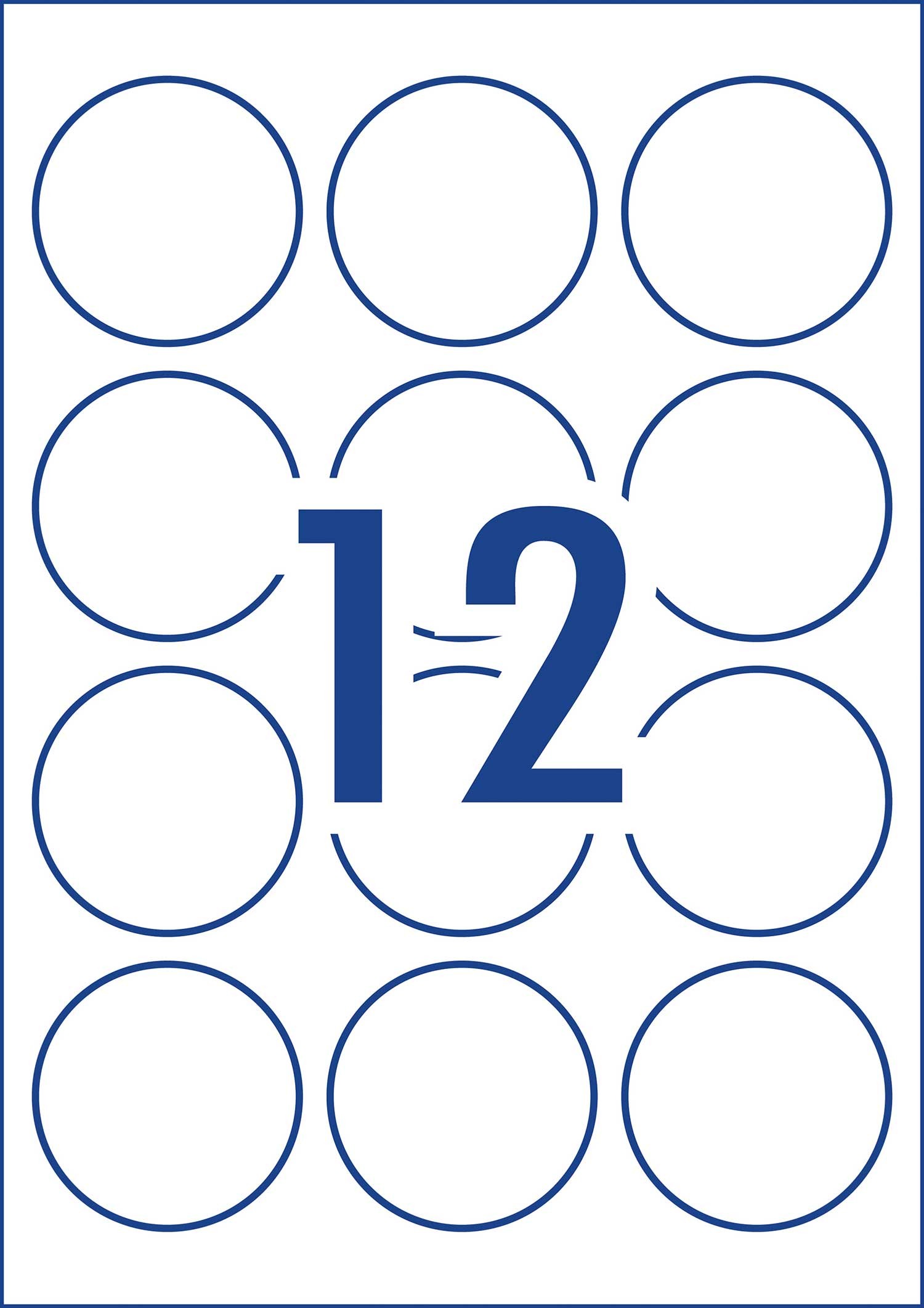 15 Round Label Template